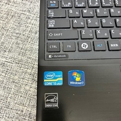 ダイナブック　Windows7の画像