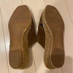 GAIMOブラウン スエード エスパドリーユ サンダル　箱つきの画像