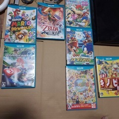 【すぐ遊べる】Wii U本体とゲームソフトたくさんセットの画像