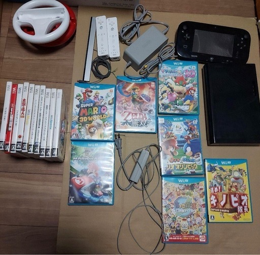 【すぐ遊べる】Wii U本体とゲームソフトたくさんセット
