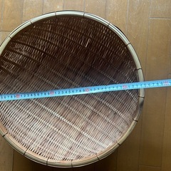 竹ざる 大サイズ（直径約45cm）の画像