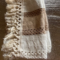 未使用ボヘミアン風テーブルランナー270×30cm位の画像