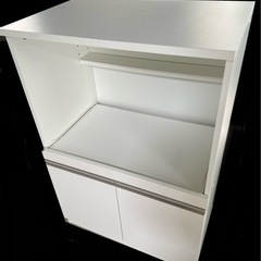 ニトリ　レンジボード　キッチンボード　レンジ台　ホワイトの画像