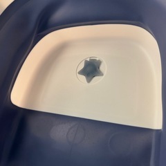 温度計付きベビーバス ブルーの画像