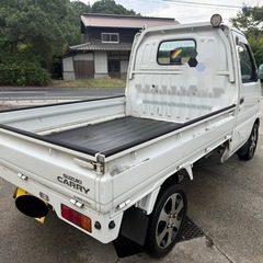 格安キャリー！車検付！エアコンパワステ付 フルセグナビ付！TV見れます！2WDのMT車⭐︎の画像