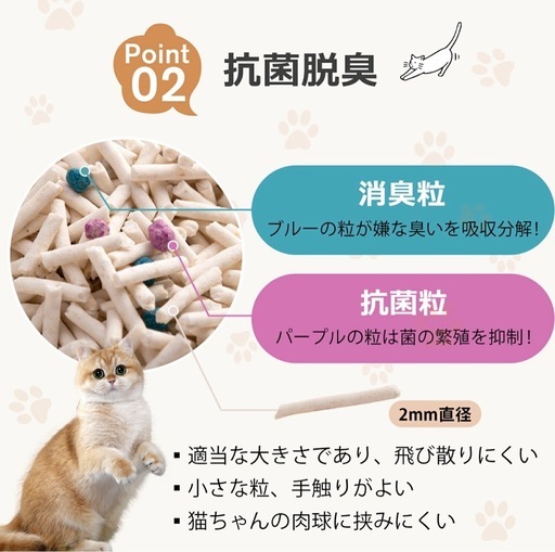 猫砂　35kg（2.5kg×14袋）　ベンナイトとおから