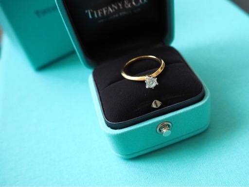 【美品】　TIFFANY&Co. セッティング エンゲージメント リング 18K
