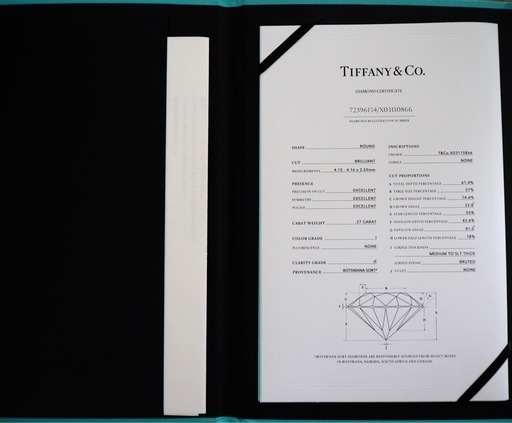 【美品】　TIFFANY&Co. セッティング エンゲージメント リング 18K
