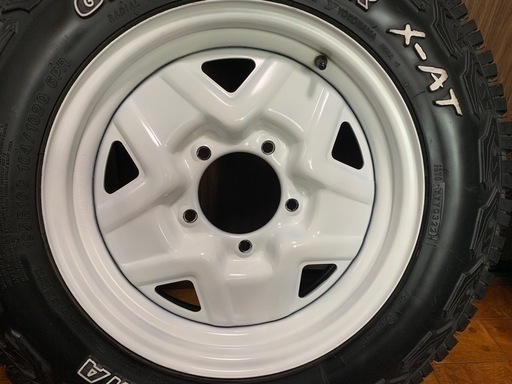 【終了】JB64純正スチール 白　GEOLANDER 195R16C タイヤ ホイール 4本SET