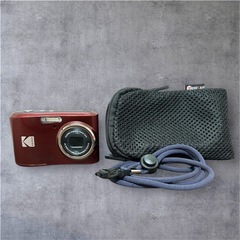 極美品★KODAK PIXPRO FZ45 コンパクトデジタルカメラ レッドの画像