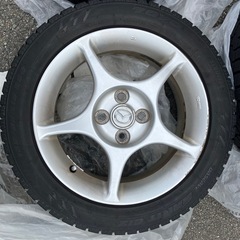 NBロードスター純正ホイール　スタッドレスの画像