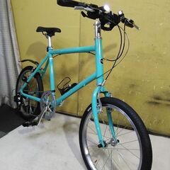 ★お取引可★ASAHI WEEKENDカスタム 20インチ 7段変速 155cm～ 前後タイヤ🆕 極乗車 配達可の画像