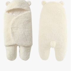 ふわふわ　ベビーおくるみ(クマ)　　の画像
