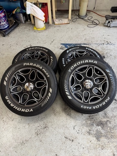 ハイエース デイトナ 215/65R16C タイヤ4本セット(引き取り限定