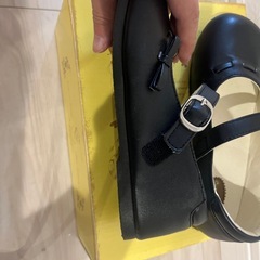 美品　　フォーマルシューズキッズ用21.5cmの画像