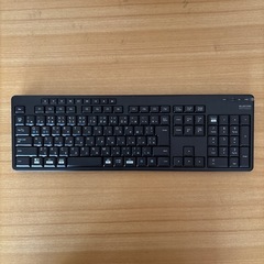 【PCセット割】ELECOM ワイヤレスキーボードの画像