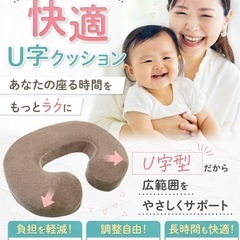 【美品・カバー洗濯可能】　円座クッションの画像