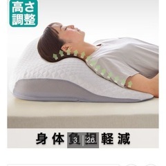 肩・首・背中も支える枕(P2208)専用カバー2枚付きの画像