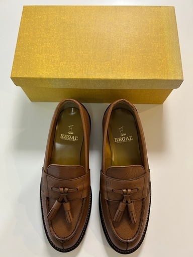 リーガル2641AHタッセルローファー革靴スリッポンシューズ紳士靴くつ紐なし靴クツ男性用メンズREGALスコッチブラウン茶色日本製