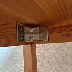 木製テーブル　傷みありの画像