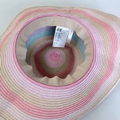 H&M キッズ麦わら帽子 ストローハットの画像