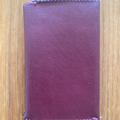 Dolin レザー 名刺入れ ボルドー色の画像
