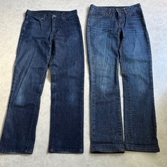 ユニクロ　レディース　ジーンズ　　ジーパン　2本の画像