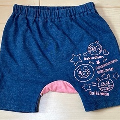 80 USED 女の子柄　アンパンマンのショートパンツの画像
