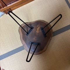 天然無垢🌳切り株サイドテーブルの画像