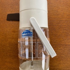 レトロ　新品未使用　耐熱ガラス ラビットポットの画像