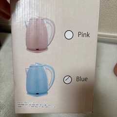 パステルカラー 電気ケトルの画像