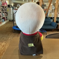 ぬいぐるみ🧸それいけ！アンパンマン✨おにぎり巾着BIGぬいぐるみ人形おもちゃぬいぐるみLL汚れアリ💦肌色赤黄色オレンジ黒の画像
