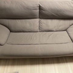 【元値130,000円】9/14（日）15:00以降限定　ソファ グレー 200cm×95cm×90cmの画像