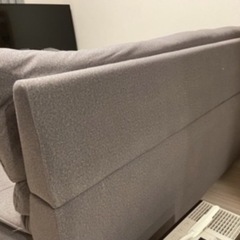 【元値130,000円】9/14（日）15:00以降限定　ソファ グレー 200cm×95cm×90cmの画像