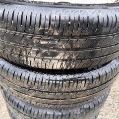 ダイハツ　ムーブ　ホイールタイヤセット　4本　155/65R14 タイヤ年式2023年の画像