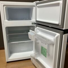 2ドア冷蔵庫 ハイセンス HR-B91E3W 87L 右開き【美品】の画像