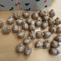 折りたたみ式 プレイボールプールとお片付けラウンドマット スリコの画像