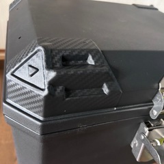 新品未使用品　バイク用　ロック可能 ブラック 45Lトップケース リアボックス ブラック パニアケースの画像