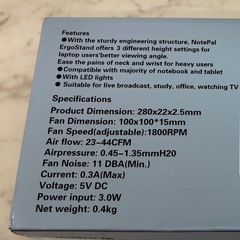 新品・未使用　ノートパソコン用冷却ファン
の画像
