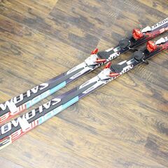 ≪ZR982ジ≫ SALOMON/サロモン スキー板 EQUIPE 2V Race L170 カービング Sidecut 110 66 93 radius 17.1 ウィンタースポーツ/レジャー 現状品の画像