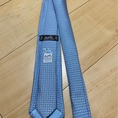 HERMES エルメス シルクネクタイ ネクタイ シルク100％ Hロゴ 水色 カジュアル フォーマル ビジネスの画像