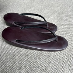 紫　草履　和装の画像