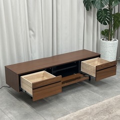 KI-14【新入荷　アウトレット品】ロゼッタ　150 TV/AVボード　ブラウンの画像