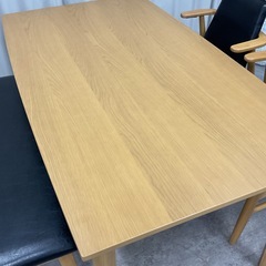 KI-15【新入荷　アウトレット品】グレイド　オーク材　ベンチダイニング4点セット　ナチュラルの画像