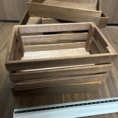 木箱　6個セットの画像