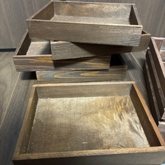 木箱　6個セットの画像