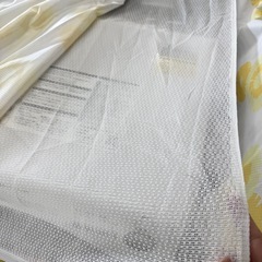 【超美品‼️】トップバリュ 幅100cm カーテン･レース セット 両開き 花柄イエロー♪の画像