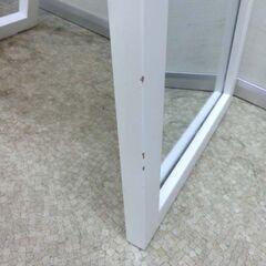 全身鏡 ホワイト 姿見 白 高さ147.5cm ミラー 鏡 スタンド 札幌 西野店の画像