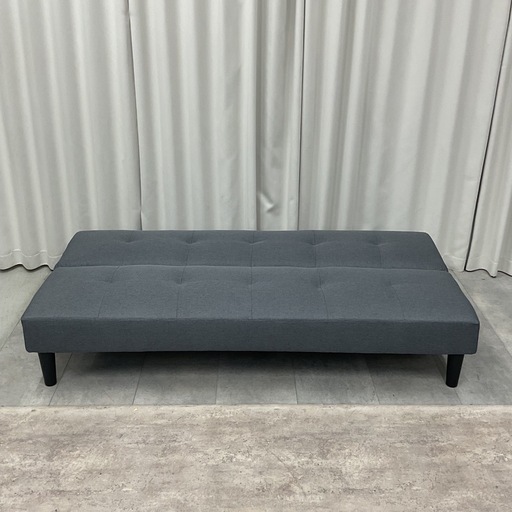 KI-16【新入荷　アウトレット品】オハイオ　ソファベッド　グレー