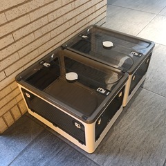 2個セット　自由に収納ボックス 折りたたみ 積み重ね可能 収納ボックス 多面引き出し 蓋付き 収納ケース 衣類収納ケース 小型収納ボックス 布団収納ケース 折りたたみ ケース コンテナ ボックス 収納 の画像